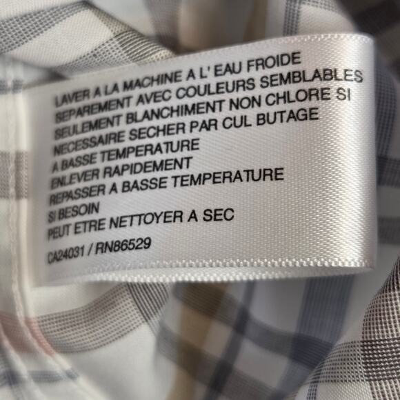 Leo Chevalier Men’s Short Sleeve Shirt LT Large Tall Plaid NWT Cotton Laos - Picture 9 of 14